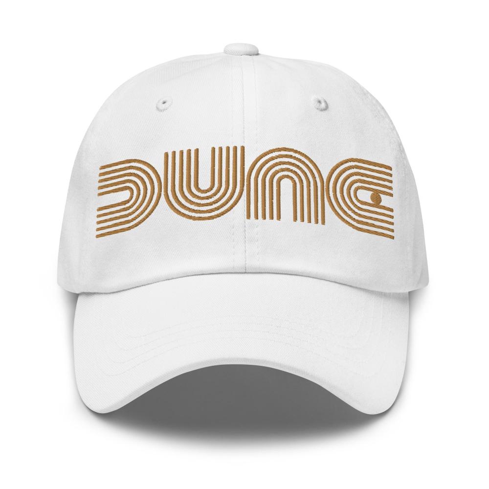 Dune Geometric Embroidered Cap - White Color - https://ascensionemporium.net